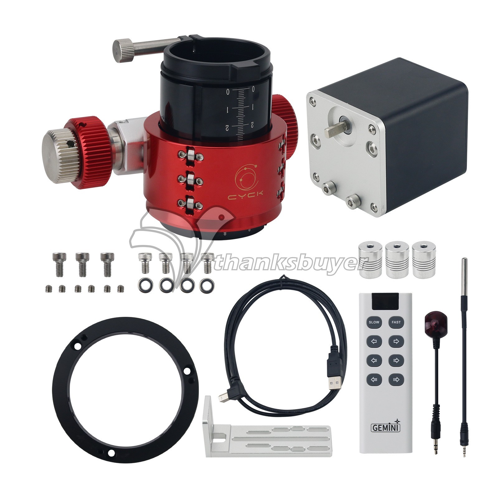 EAF Automatic Star Focuser Pro + Handle + Temperature Control + 55.7mm Focuser