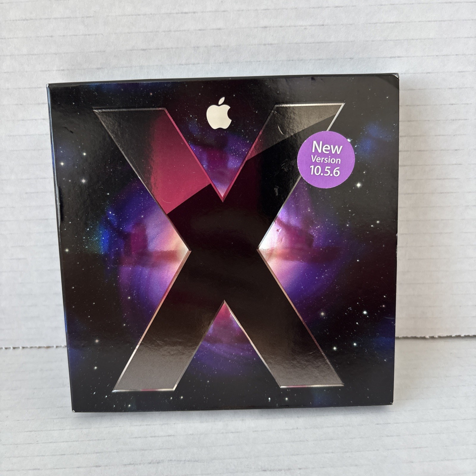 Apple Mac OS X Leopard Version 10.5 Install DVD Disk + Manual + Stickers
