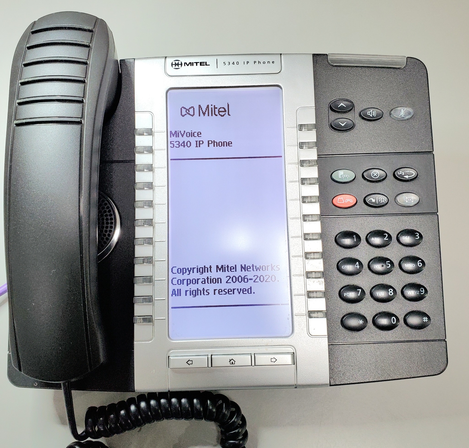 Mitel 5340 IP Dual Mode Large Backlit Display Phone (50005071)