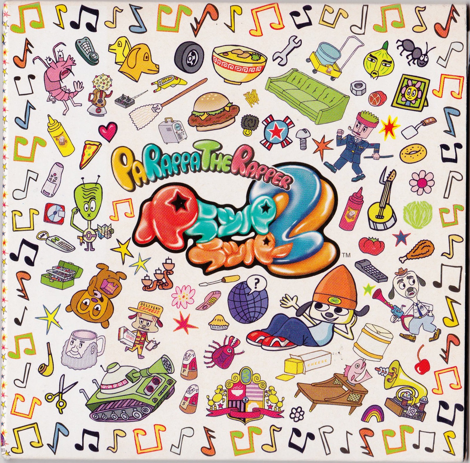 Parappa The Rapper2~Parappa The Rapper 2 - Original Soundtrack book form JP