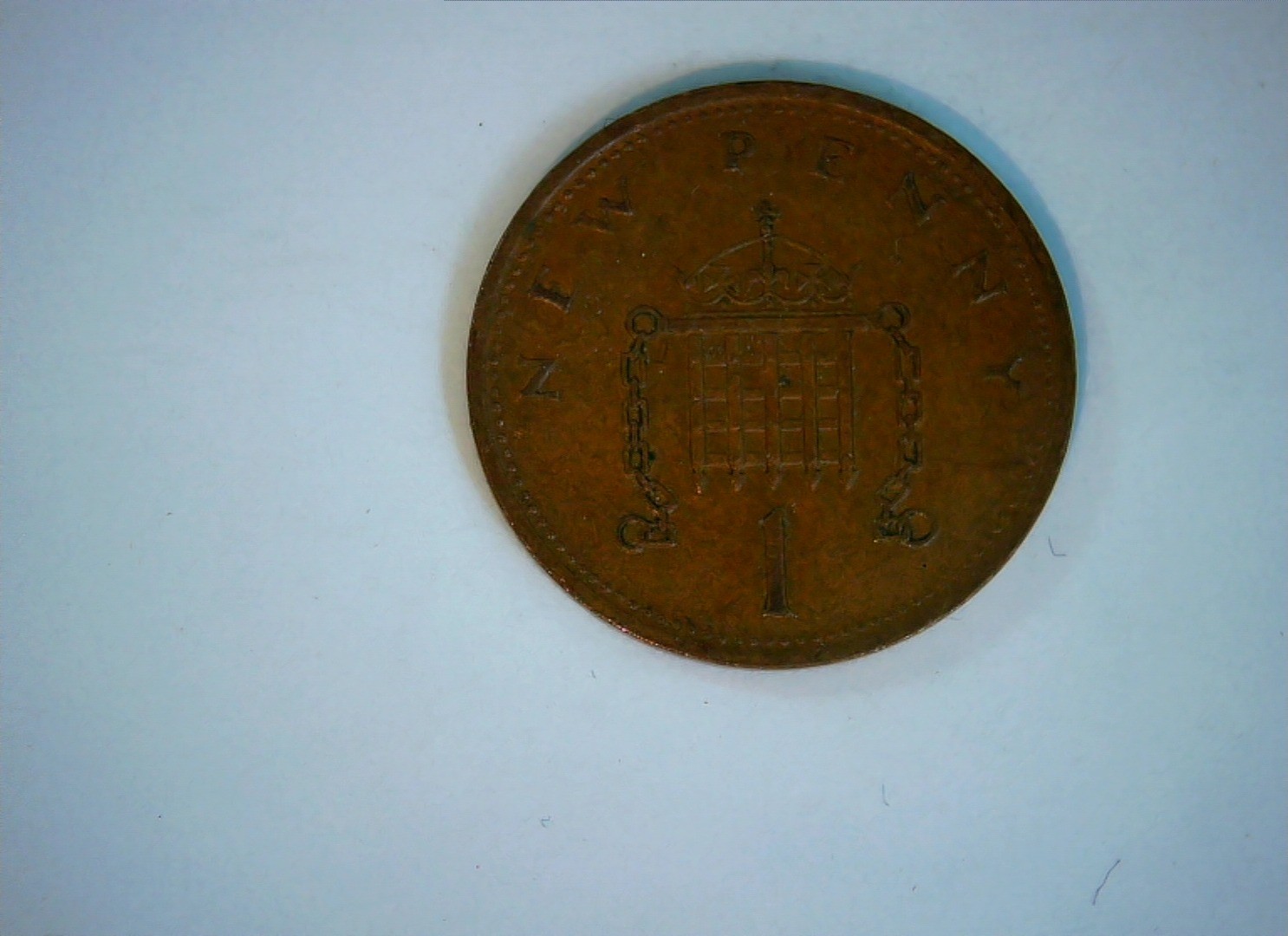 UK 1971 1 New Penny Elizabeth II Decimal New Penny (Portcullis reverse) Coin