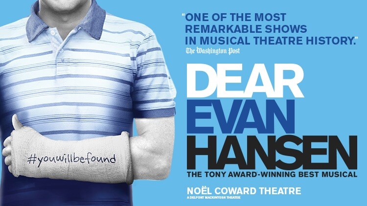 3 Tickets Dear Evan Hansen 7/13/19 Music Box Theatre - NY New York, NY