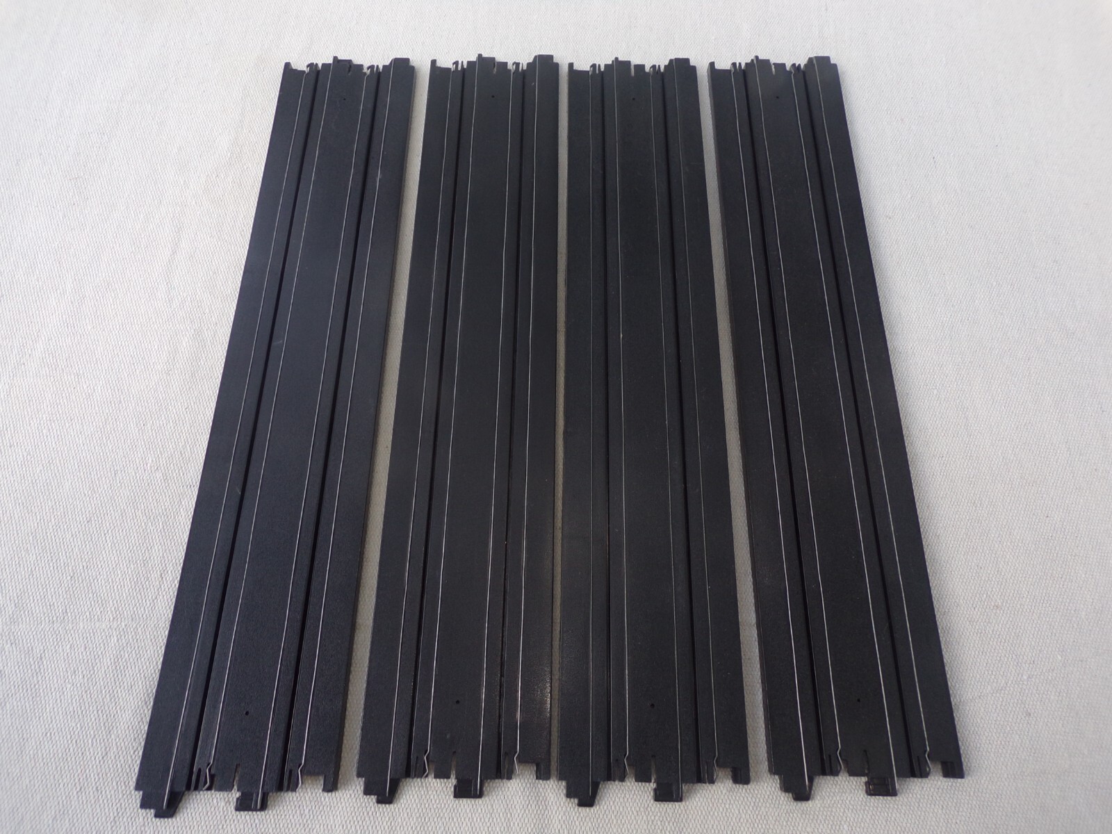 4-AFX AURORA TOMY HO SLOT CAR 15" STRAIGHT TRACK