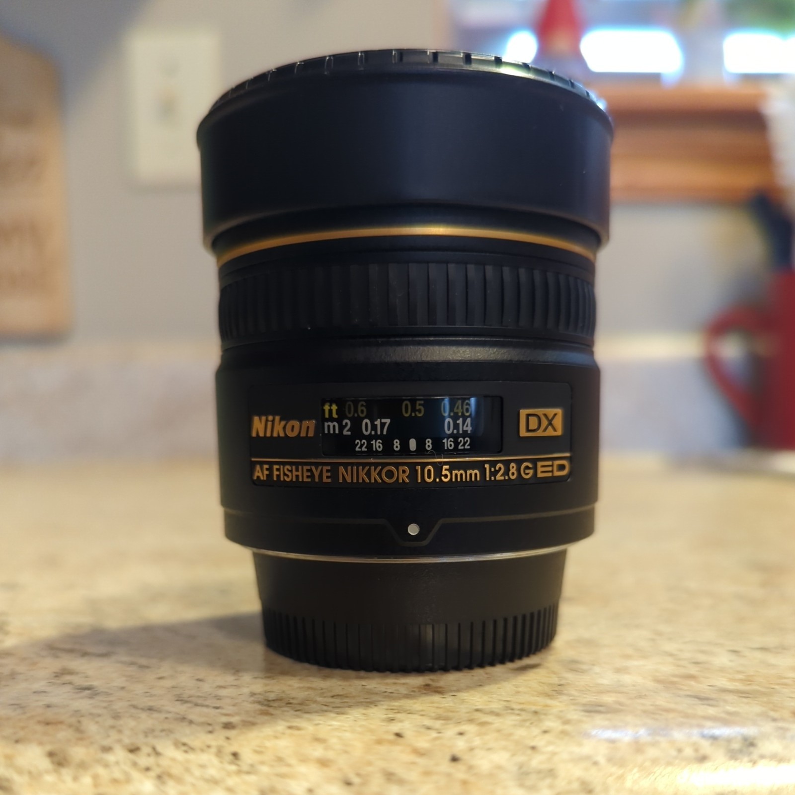 Nikon NIKKOR 10.5mm f/2.8 CRC DX AF ED G Lens