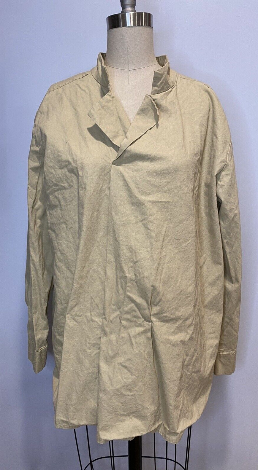 Disney Parks Galaxy’s Edge Star Wars Han Solo Costume Shirt Adult M Beige