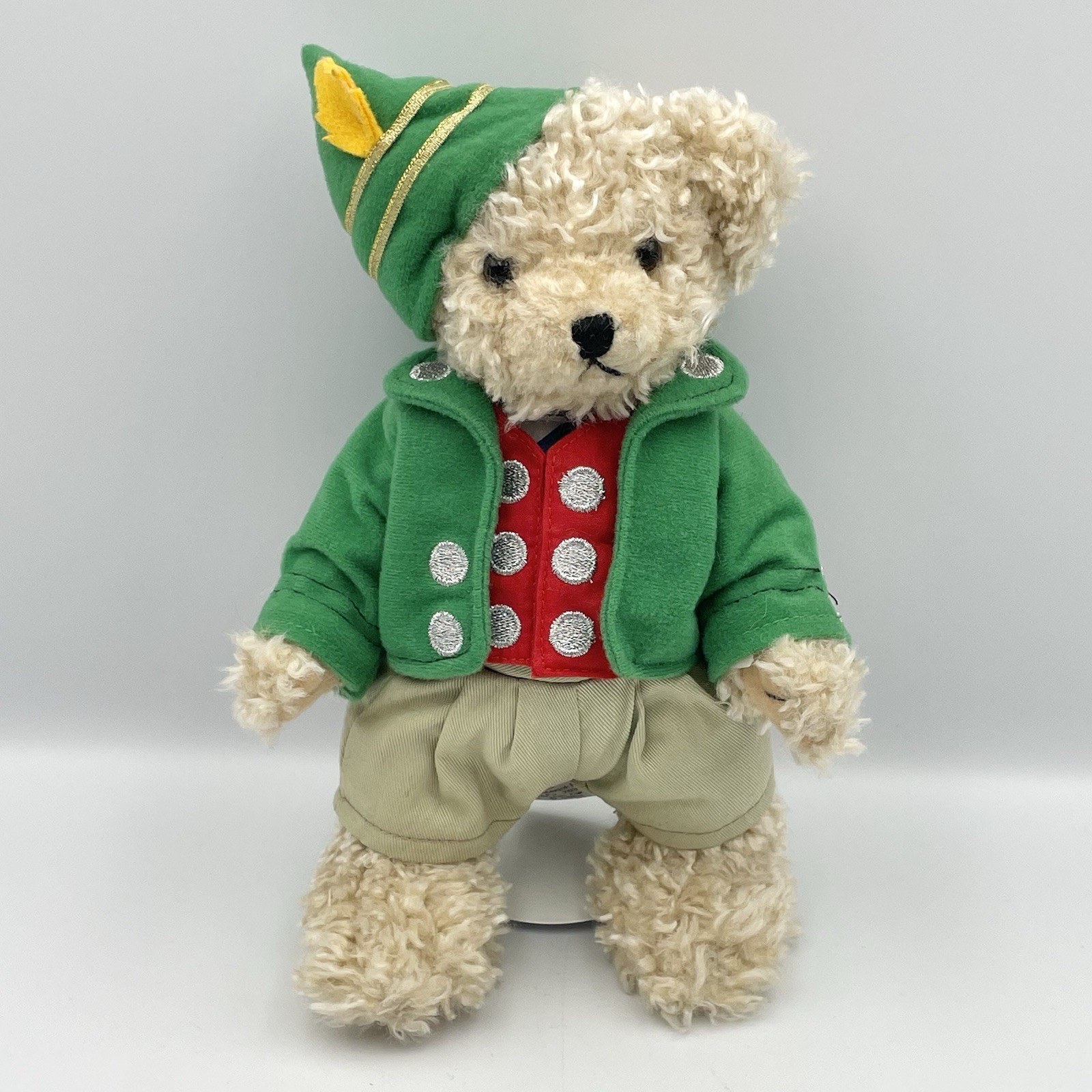 Vintage 1990s Treasures Inc International Bears Austria Plush Teddy Bear 10”