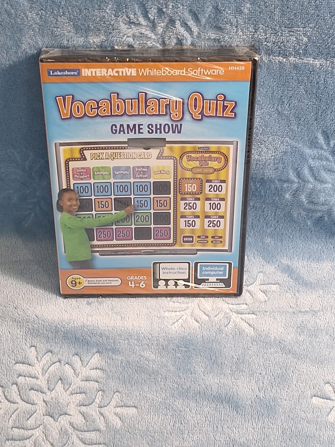 Vocabulary Quiz Game Show - Lakshore Interactive Whiteboard Grade 4-6 PC/MAC New
