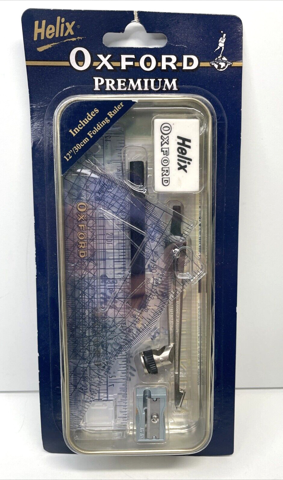 Helix Oxford Premium Set Of Mathematical Instruments NOS #02432