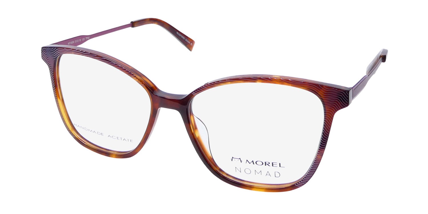 MOREL NOMAD 40166N CAT EYE EYEGLASS FRAME/EYEWEAR HANDMADE ACETATE LUXURY MODERN
