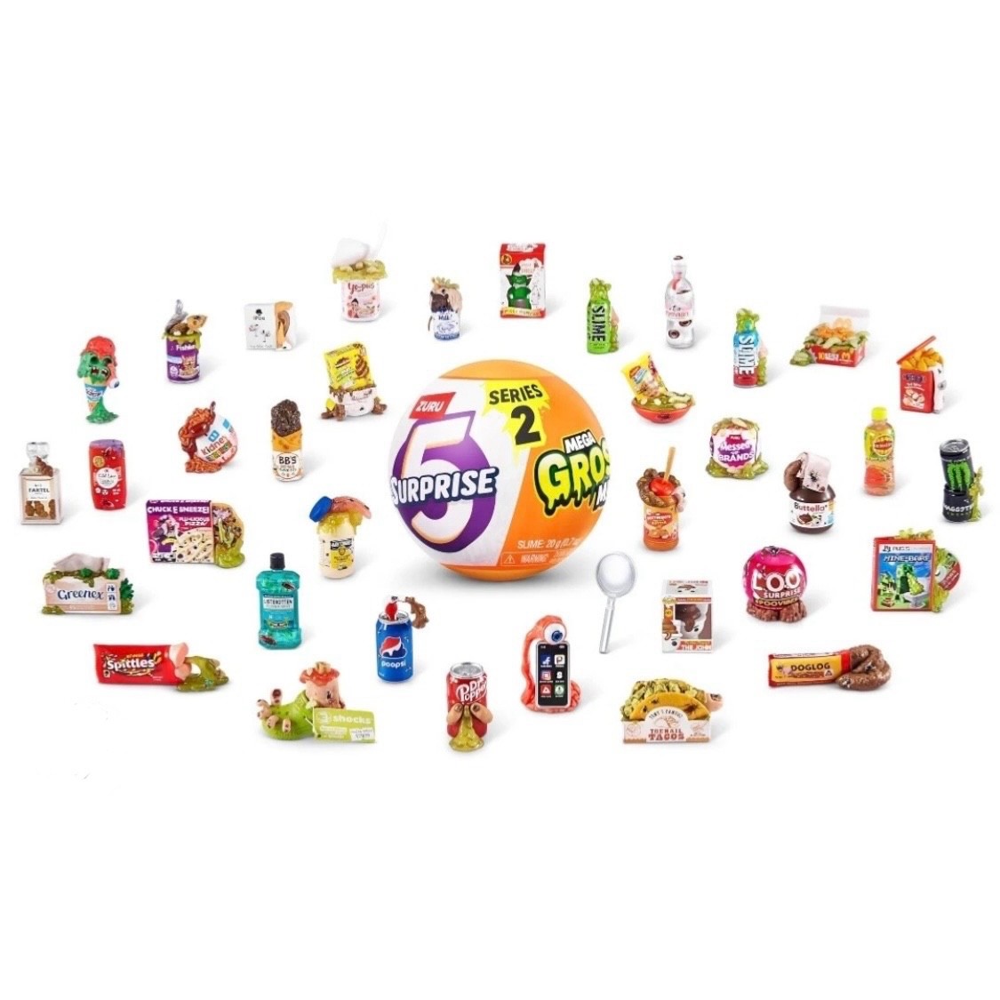 Zuru 5 Surprise MEGA GROSS Minis Miniature Parody YOU PICK