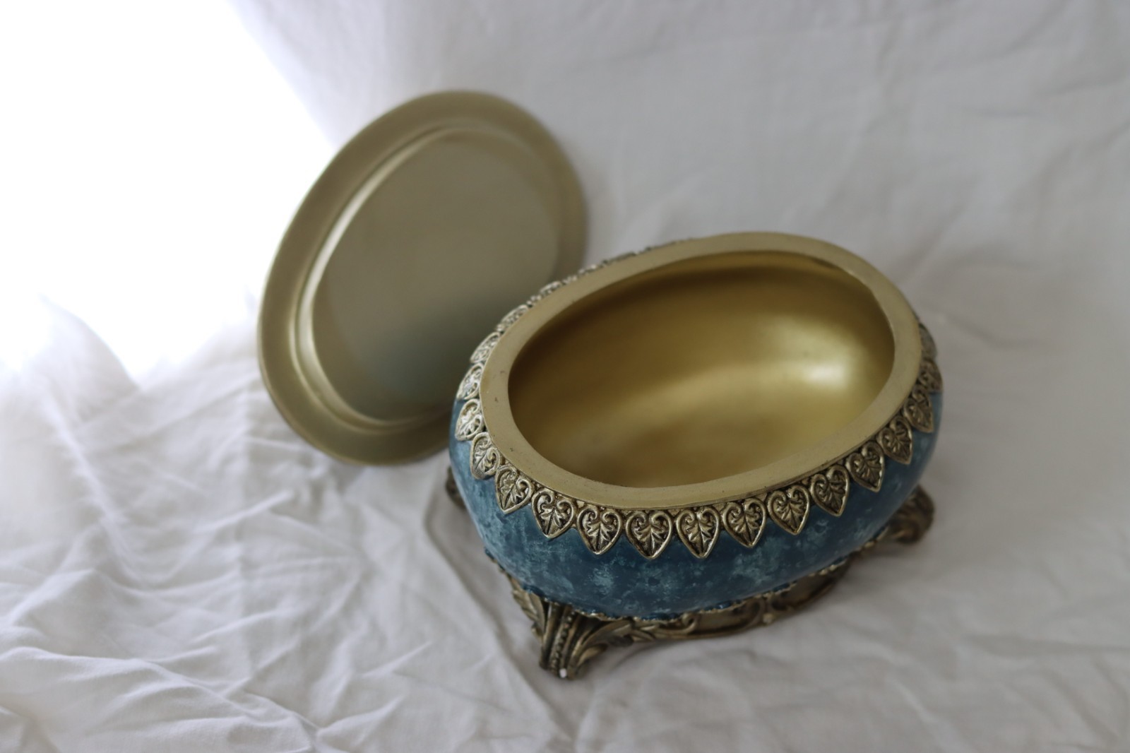 Retro Jewelry Ring Storage Case Decorative Boxes With Lids For Home Decor...