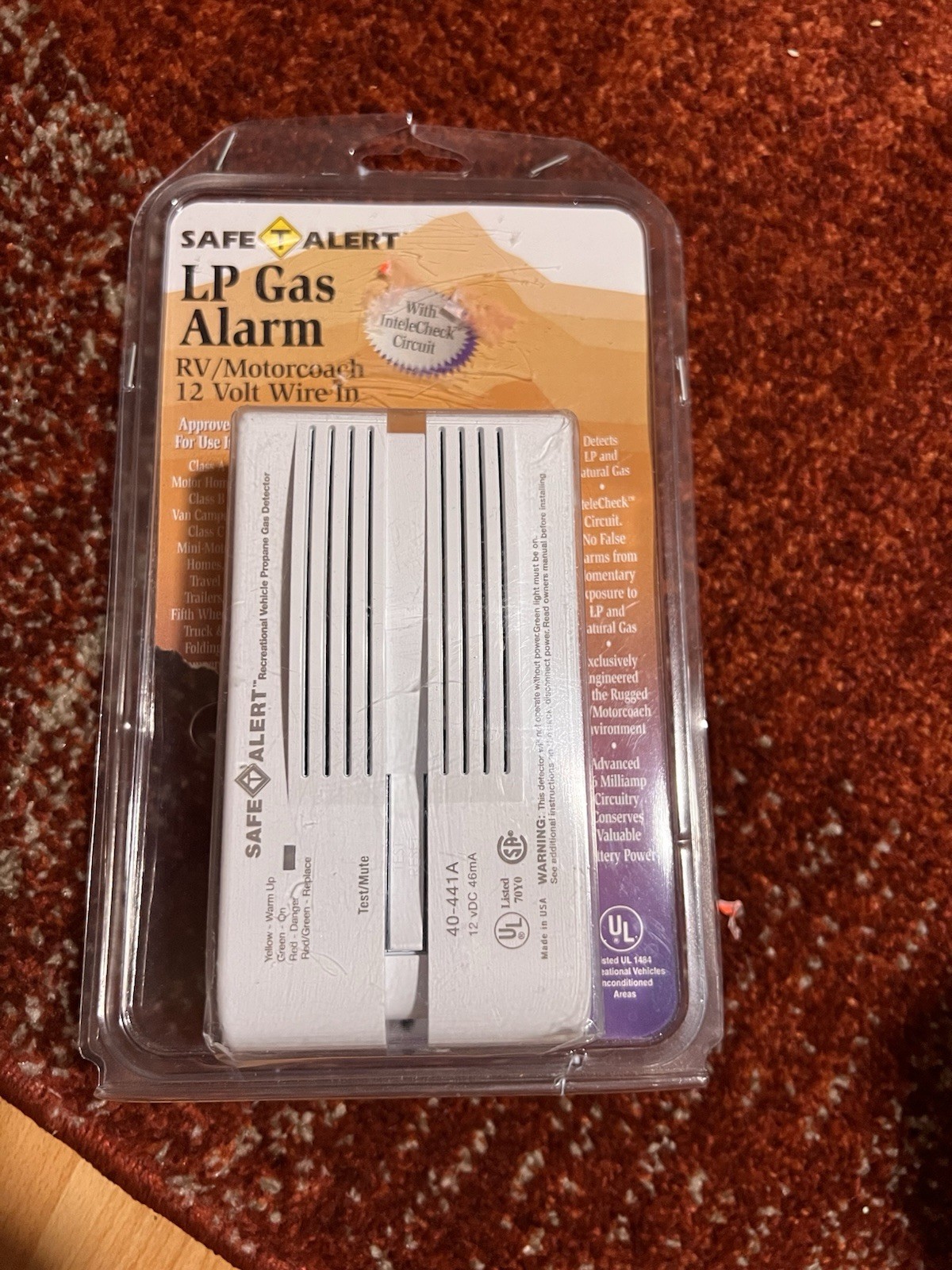 Safe-T-Alert 30 Series 12V RV Propane Alarm Designed for RV’s NEW In Package