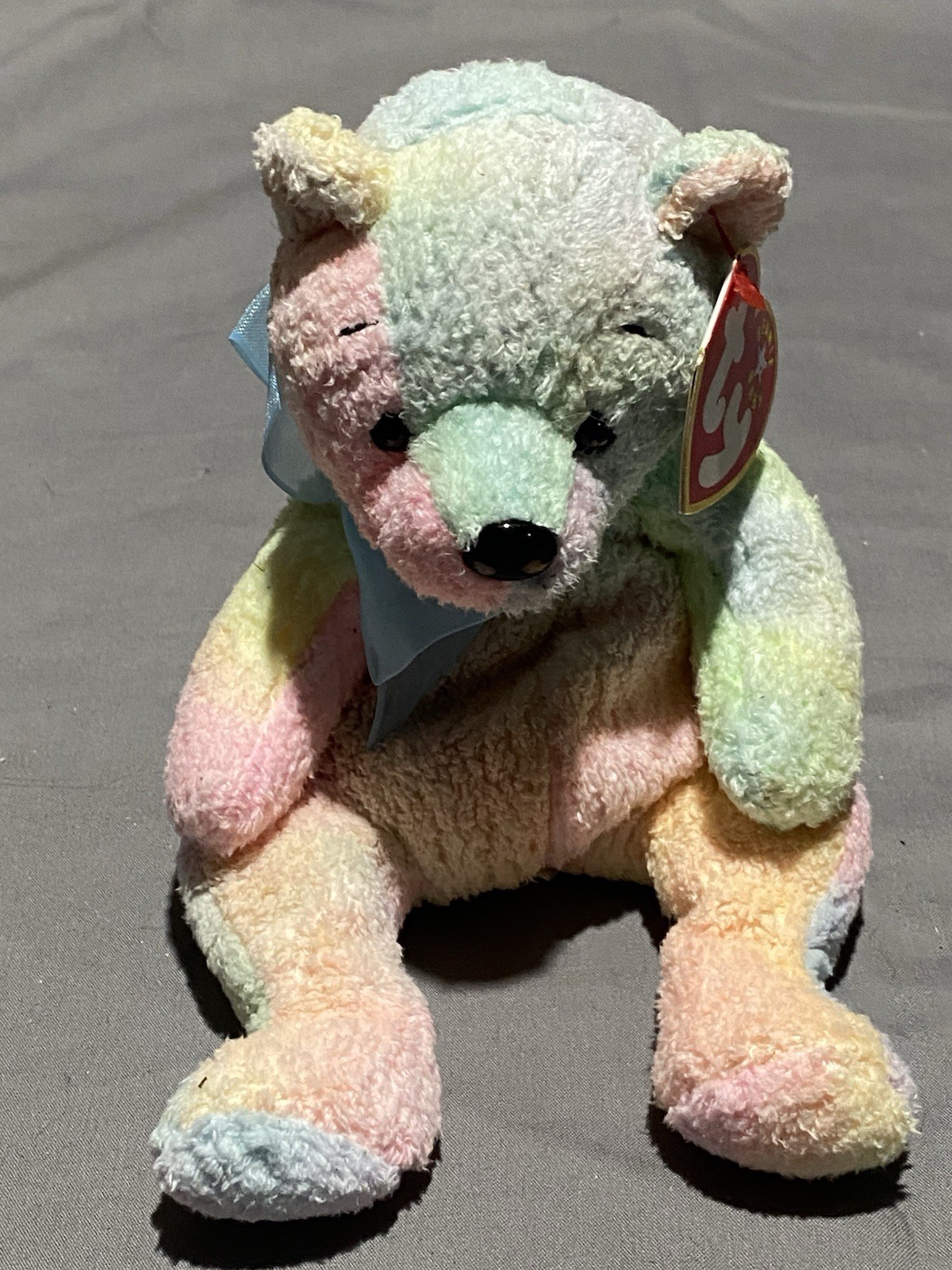 TY BEANIE BABIES COLLECTION MELLOW THE PASTEL BEAR - BRAND NEW WITH TAGS