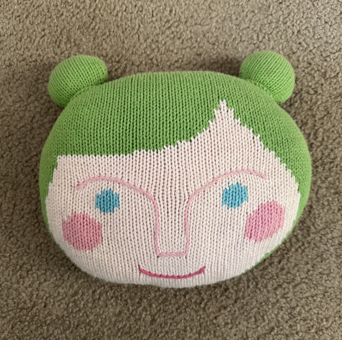 Blabla Knit Girl Doll Plush Stuffed Plush Pillow