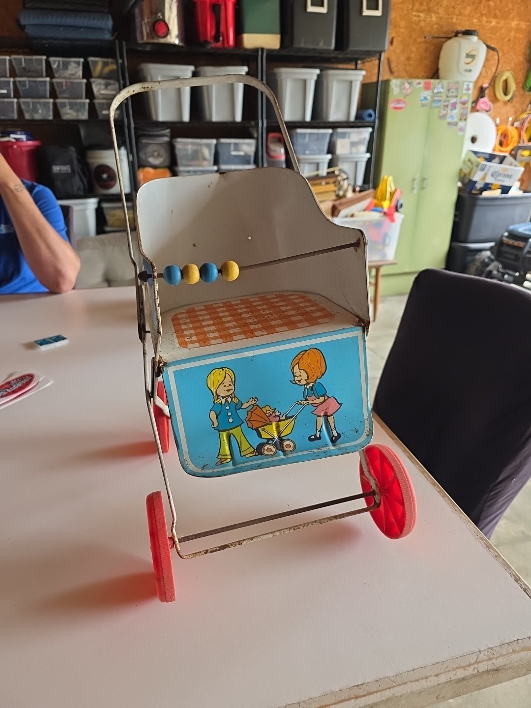 Vintage Ohio Art doll stroller