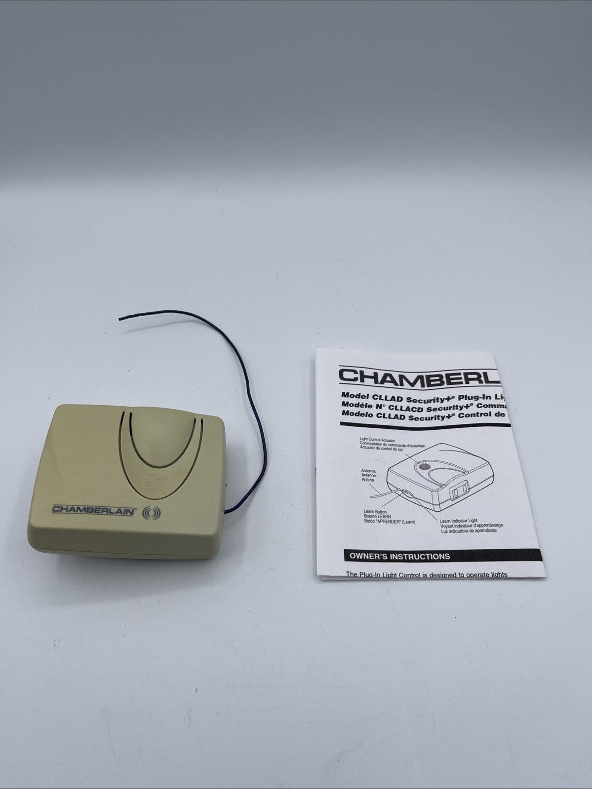 Garage Overhead Door Indoor Transmitter Remote Chamberlain Model CLLAD/CLLACD