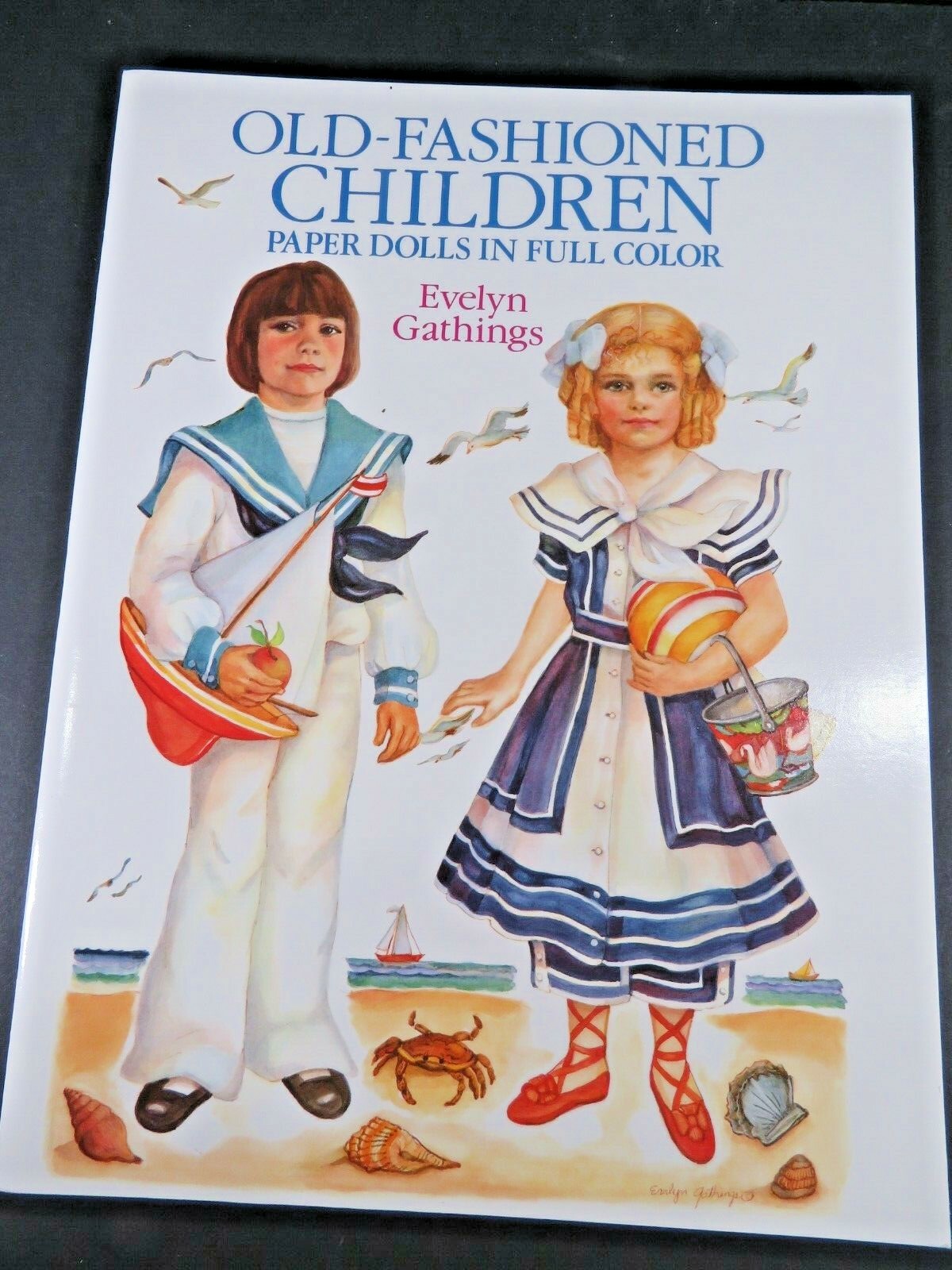 Vintage Old Fashioned Children Paper Dolls 1989 Uncut Evelyn Gathin Mint B2029