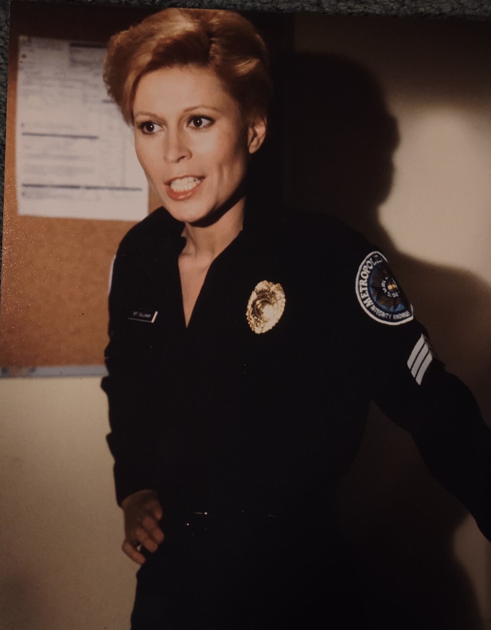 LESLIE EASTERBROOK POLICE ACADEMY 8X10 COLOR PHOTO CALLAHAN SEXY ACTRESS