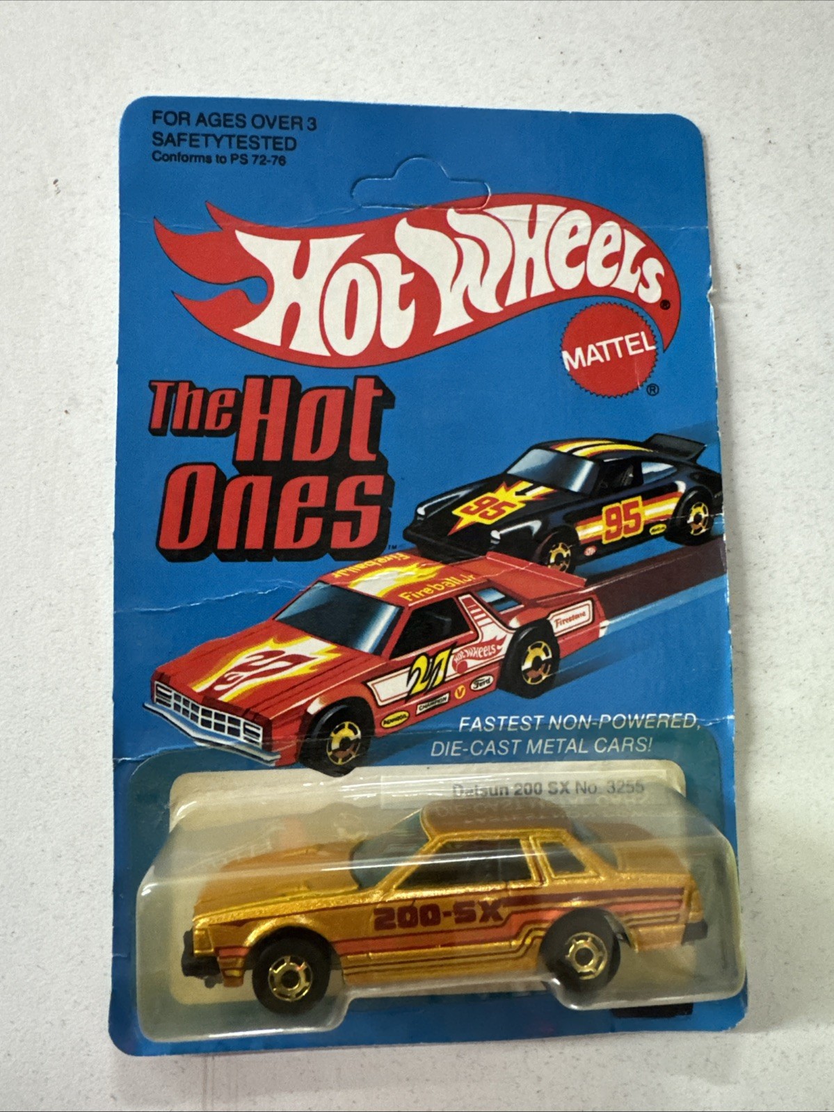 Hot Wheels Datsun 200sx The Hot Ones Gold Metal Flake NOC  1981