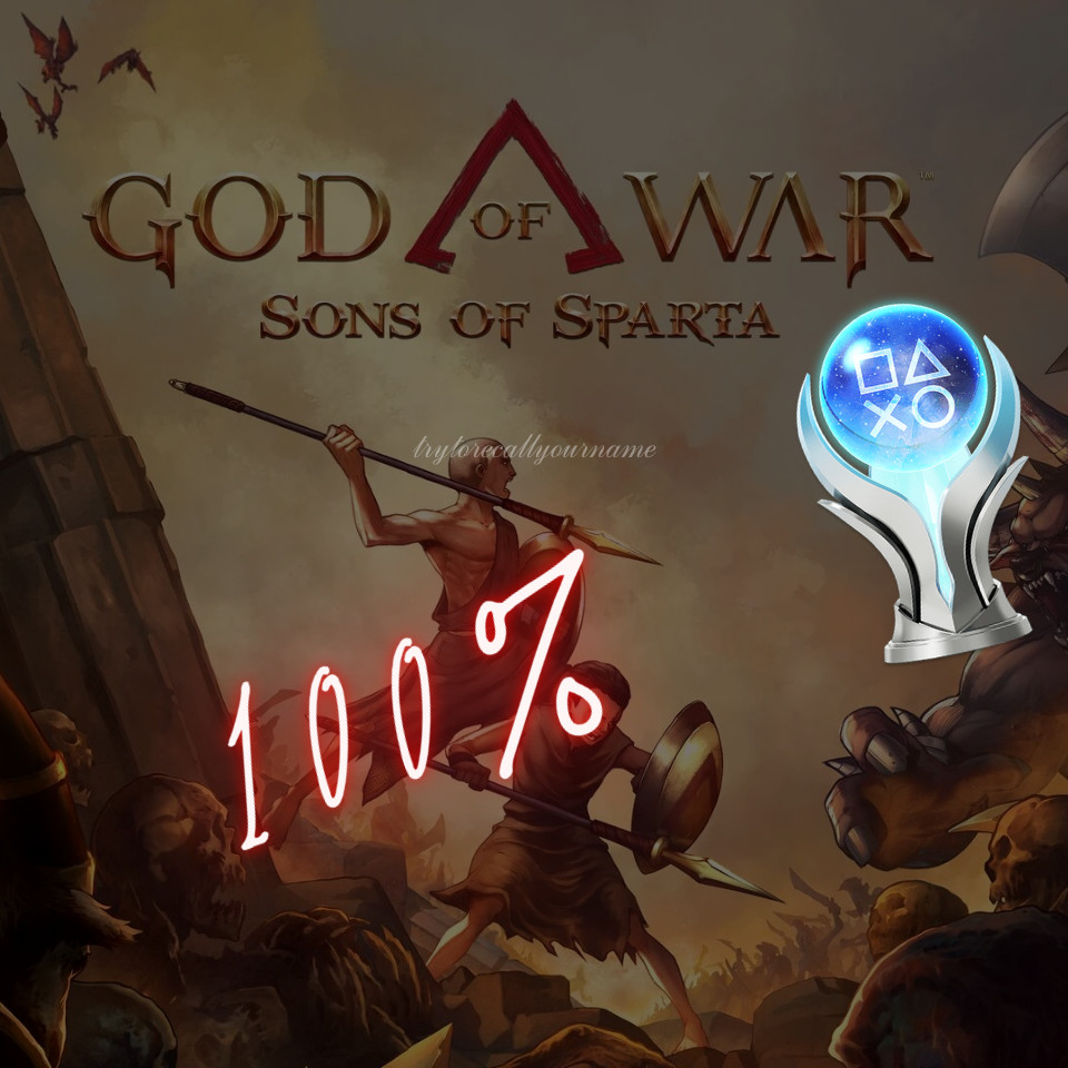 GOD OF WAR: SONS OF SPARTA PS4/PS5 Platinum Trophy Service FAST SAFE LEGIT