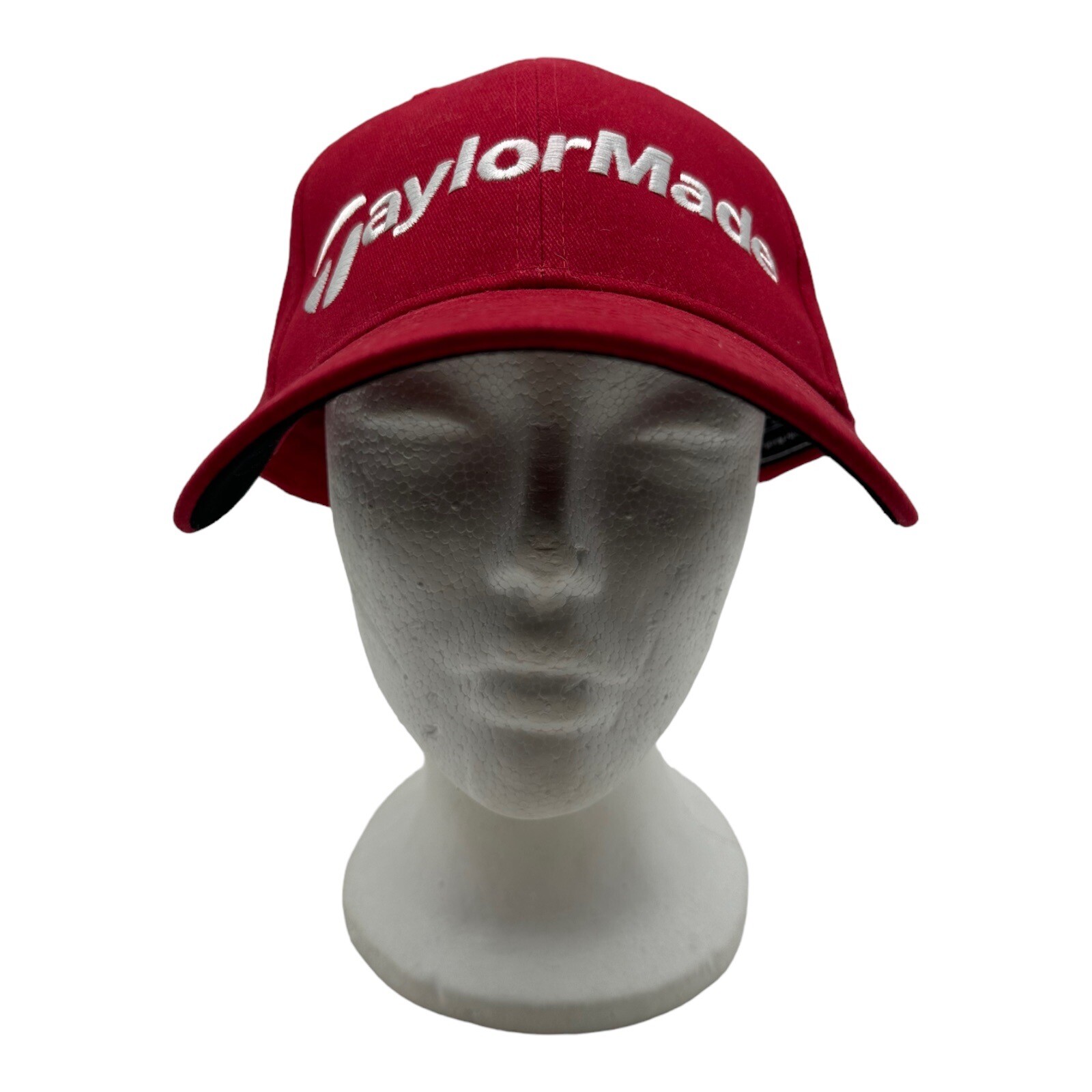NWT TaylorMade Hat Strapback Golf Cap Mens Red Burner TMAX Gear Lightweight New