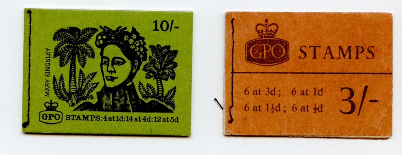 two fairly valuable Great Britain booklets GPO #118 + QEII Cat $200+ mint stamps