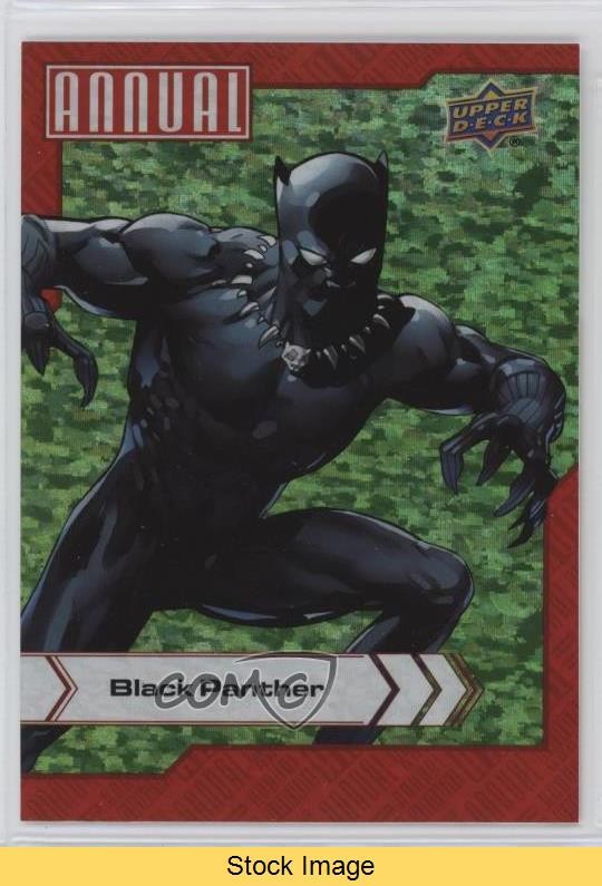 2022-23 Upper Deck Marvel Annual Green Black Panther #7 READ 0og6