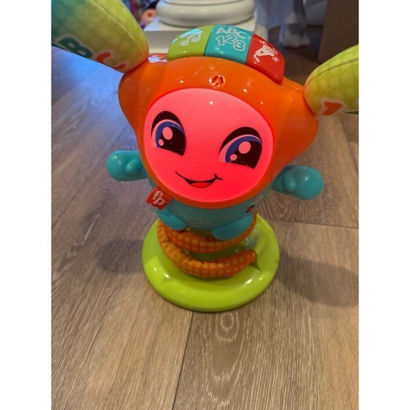 Fisher-Price Baby & Toddler Learning Toy DJ Bouncin' Beats with Music Lights