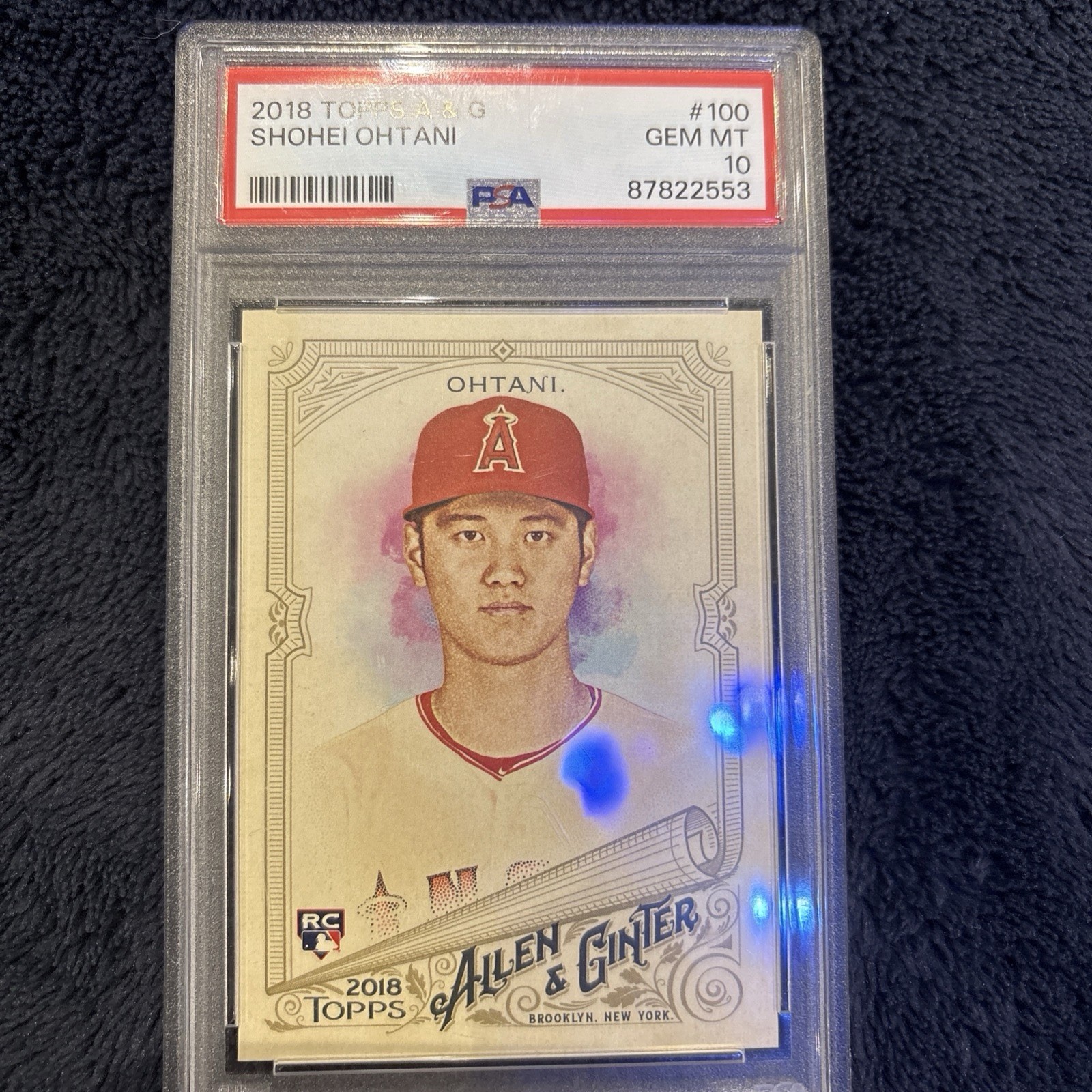 Shohei Ohtani Allen Ginter, PSA 10 rookie card Chase pack
