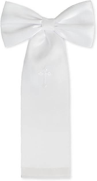 First Communion Arm Band with Cross – White Catholic Holy Communion Accessory