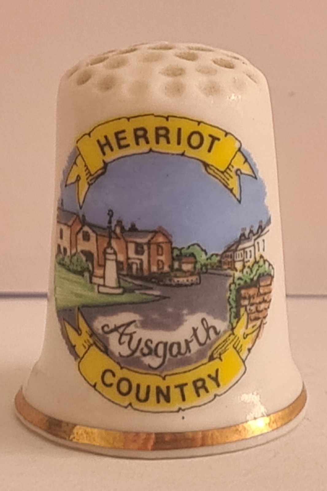Herriot Country Aysgarth Thimble Birch Croft Fine Bone China Collectable 