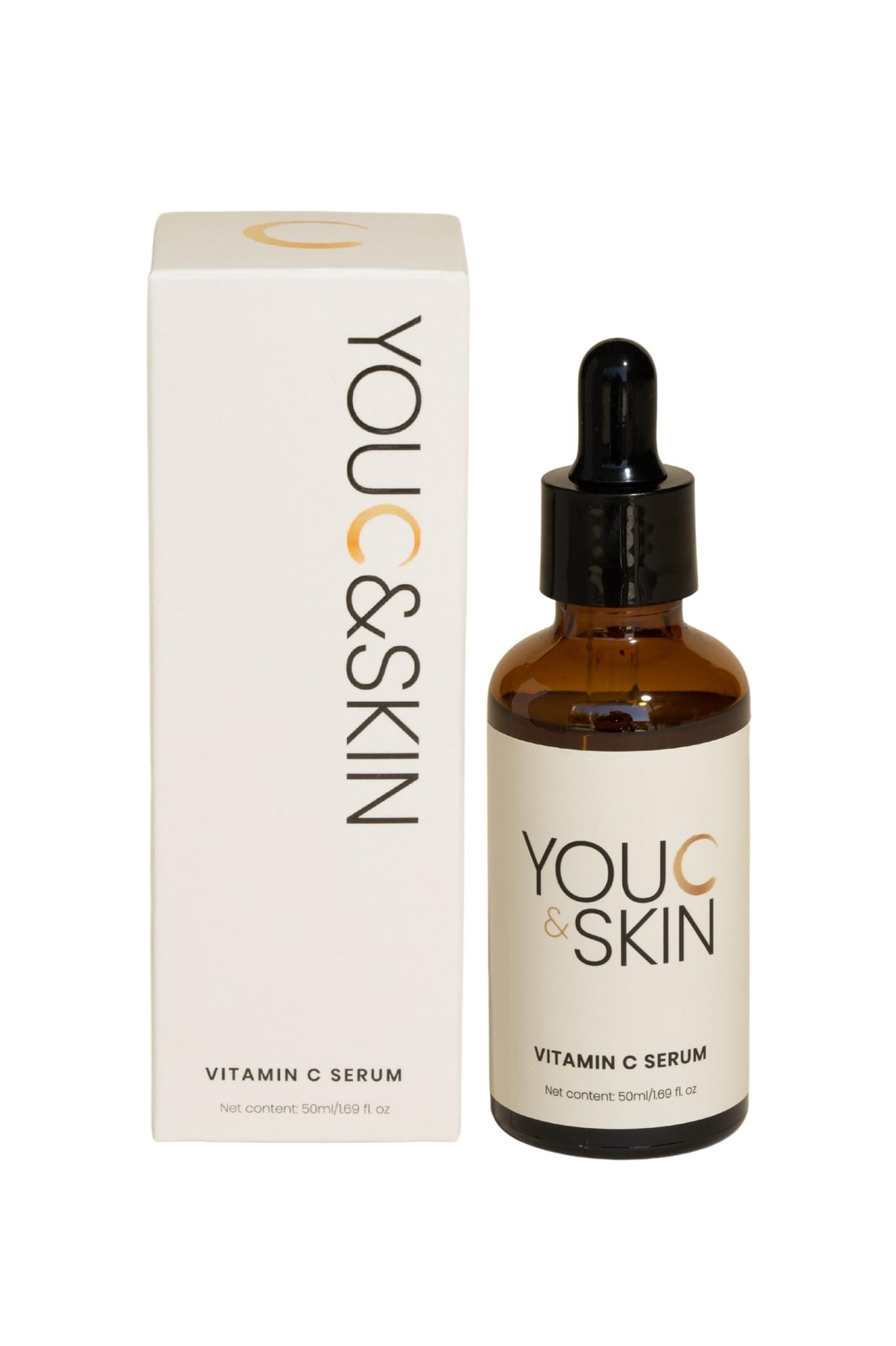 You C & Skin Vitamin C Serum 1.7 fl oz – Hydrating 1.69 Fl Oz (Pack of 1) 