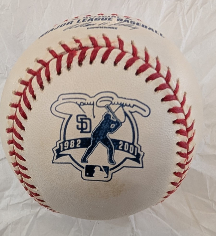 TONY GWYNN Final Game Rawlings Official Baseball SAN DIEGO PADRES With Box - FL3