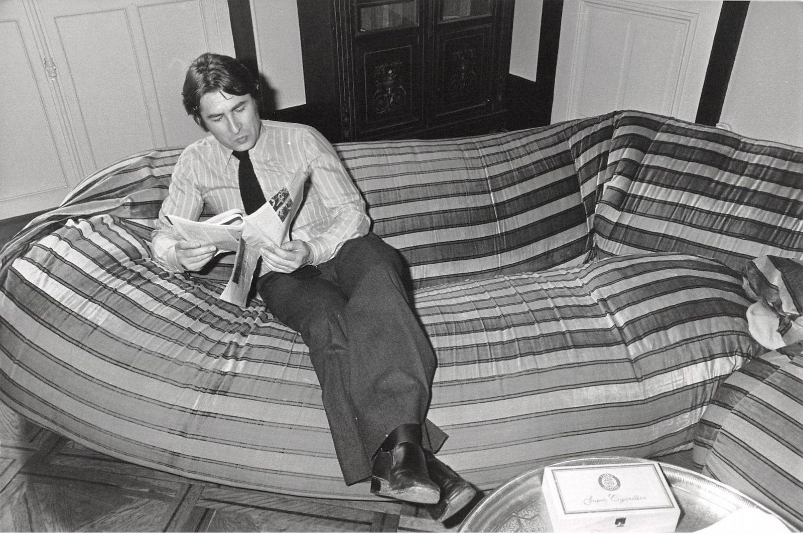 Photo presse.AM21327.9 3/8x7 1/8in environ.1978.Jacques Levi.candidat