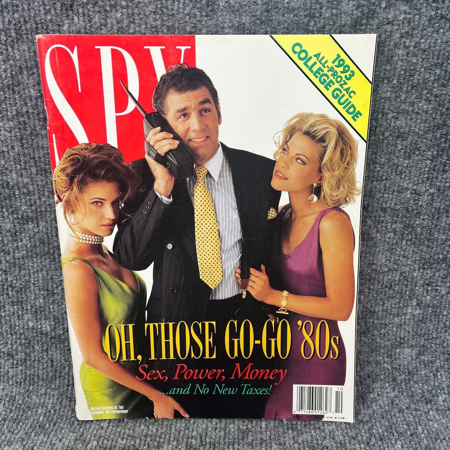 SPY Magazine October 1993 Oh Those Go-Go '80s All-Prozac College Guide