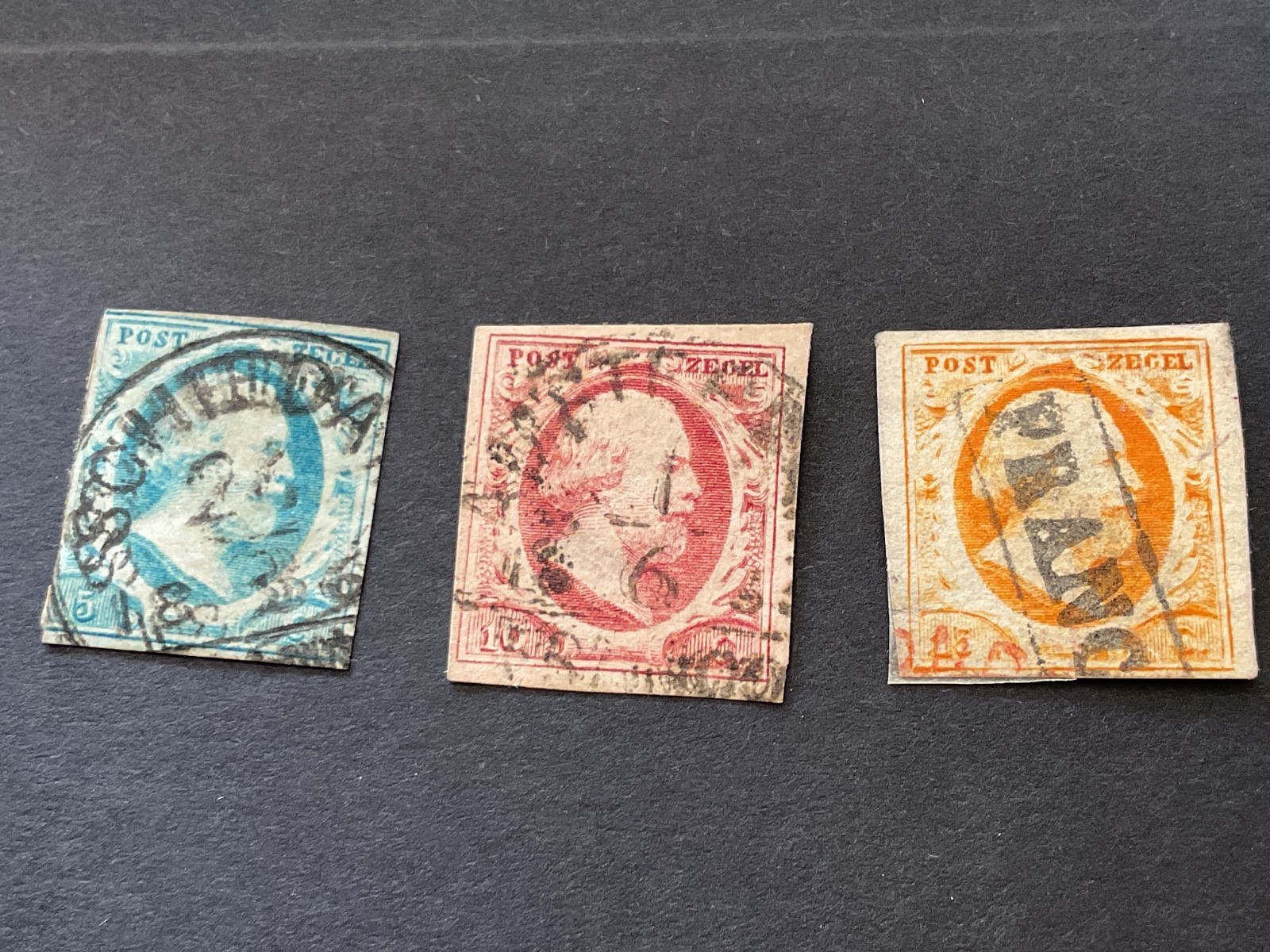 Netherlands 1852  Imperforated used stamps B3256