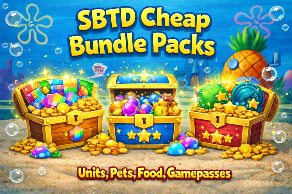 SpongeBob Tower Defense Cheap Bundles  !! FAST DELIVERY !!  ! Read Description !