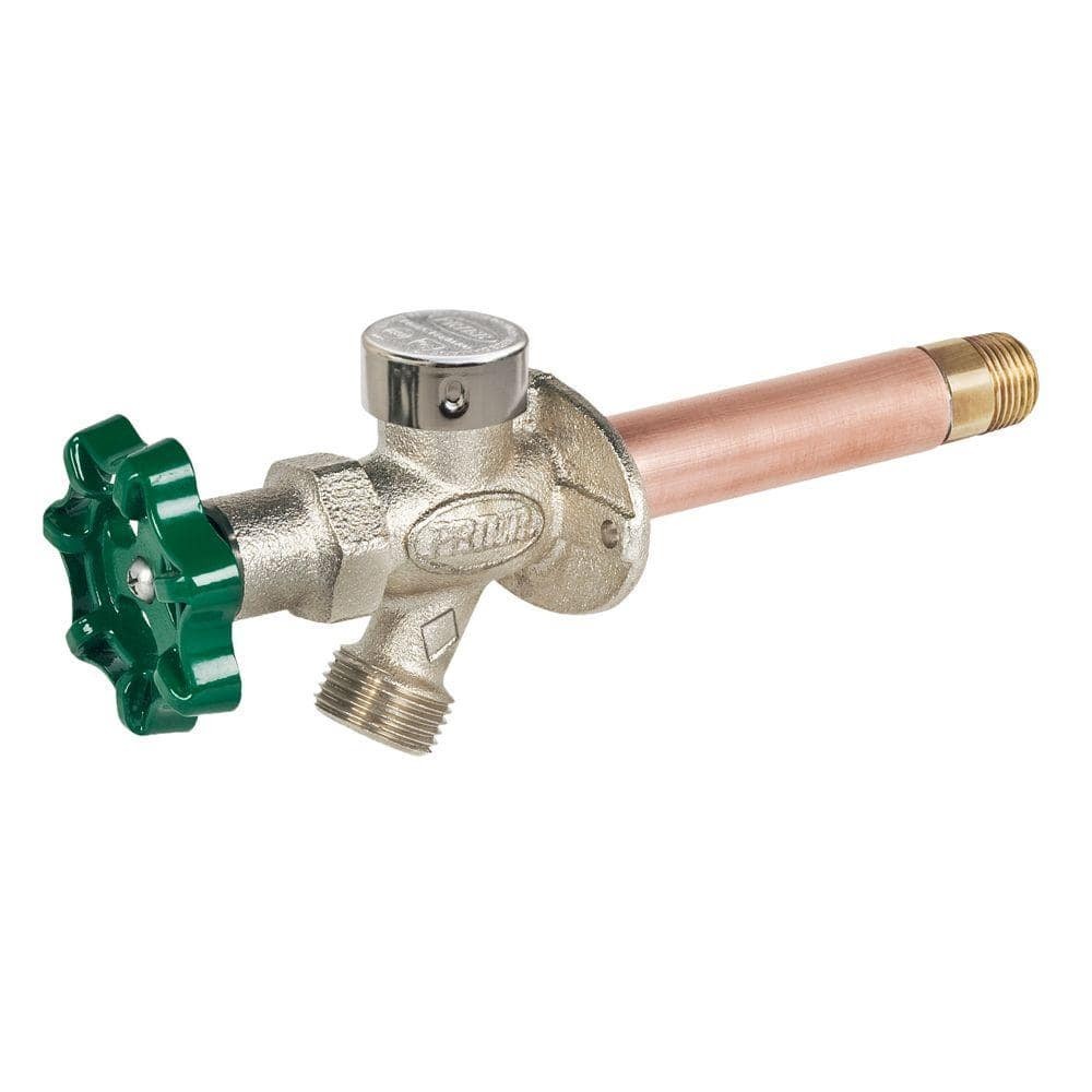 Prier Products 12 Full turn frost proof wall hydrant, 1/2 in. MIP x 1/2 in. SWT