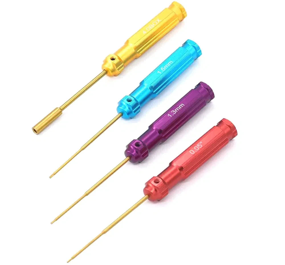 INTEGY Allen Hex Wrench 0.05, 1.3, 1.5 & 4mm Nut Driver Tool Set SCX24 INTC31708