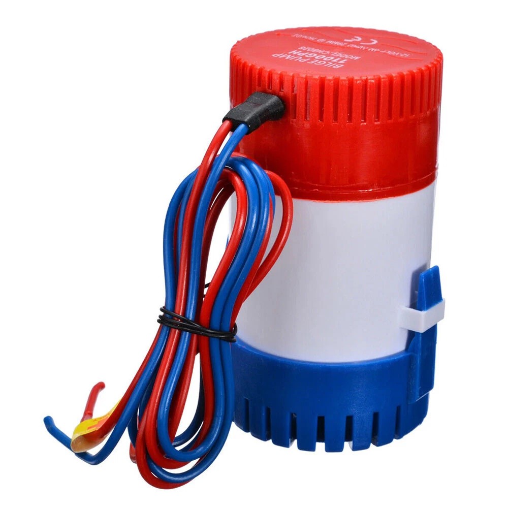 1100GPH 12V Electric Marine Bilge Pump Submersible Water Pump for Yacht Boat