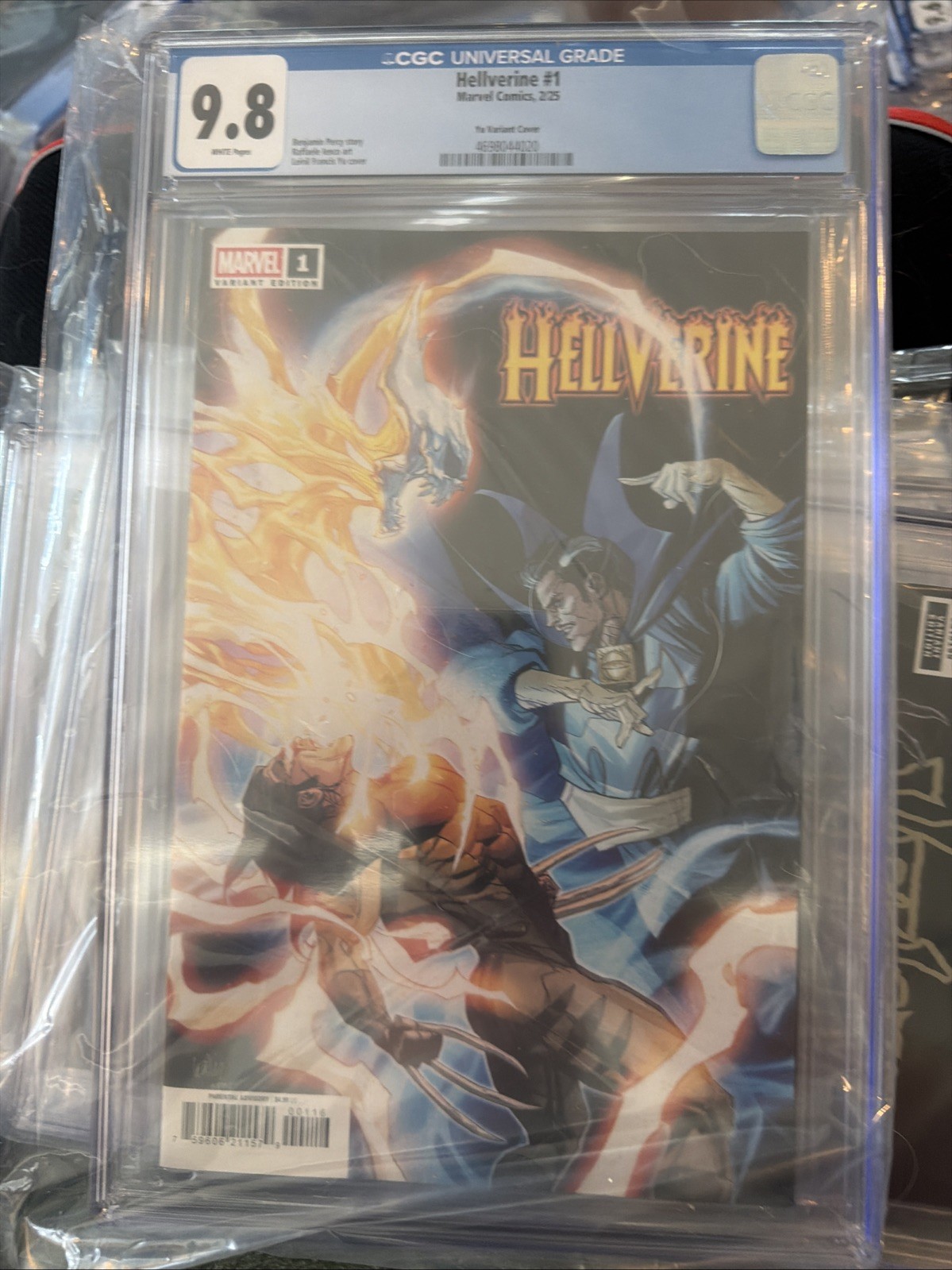 Hellverine #1 1:25 Leinil Yu Incentive Variant, Marvel Comics 2025 9.8