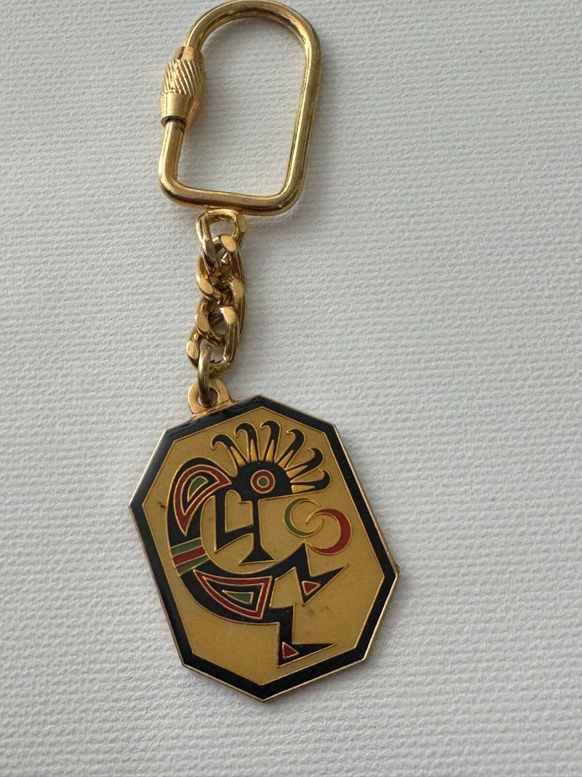 Kokopelli Keychain Key Ring Purse Fob