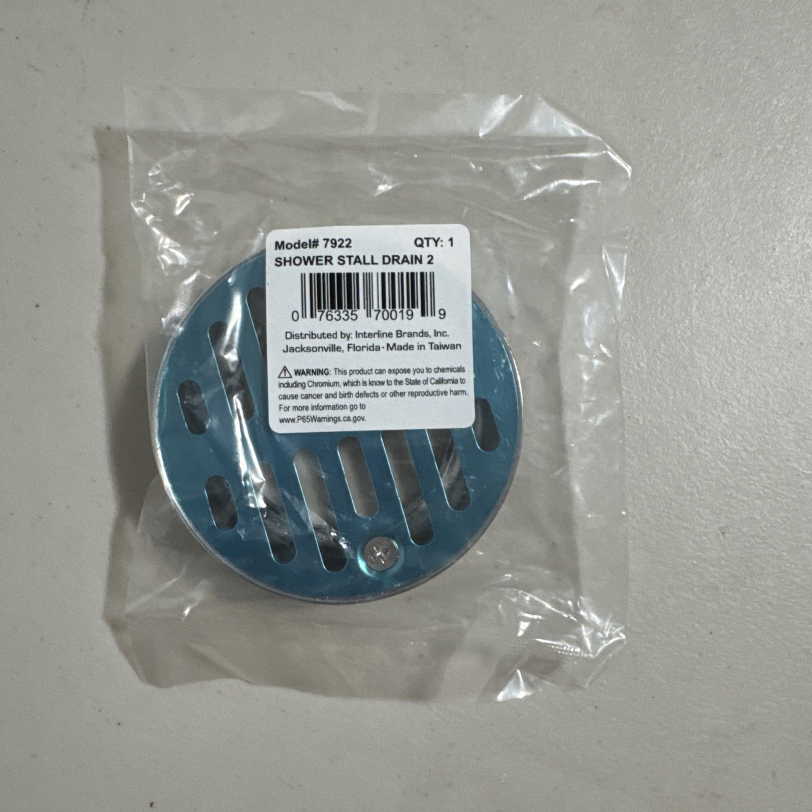 Proplus 7922 2 in. Shower Drain Color/Finish Chrome