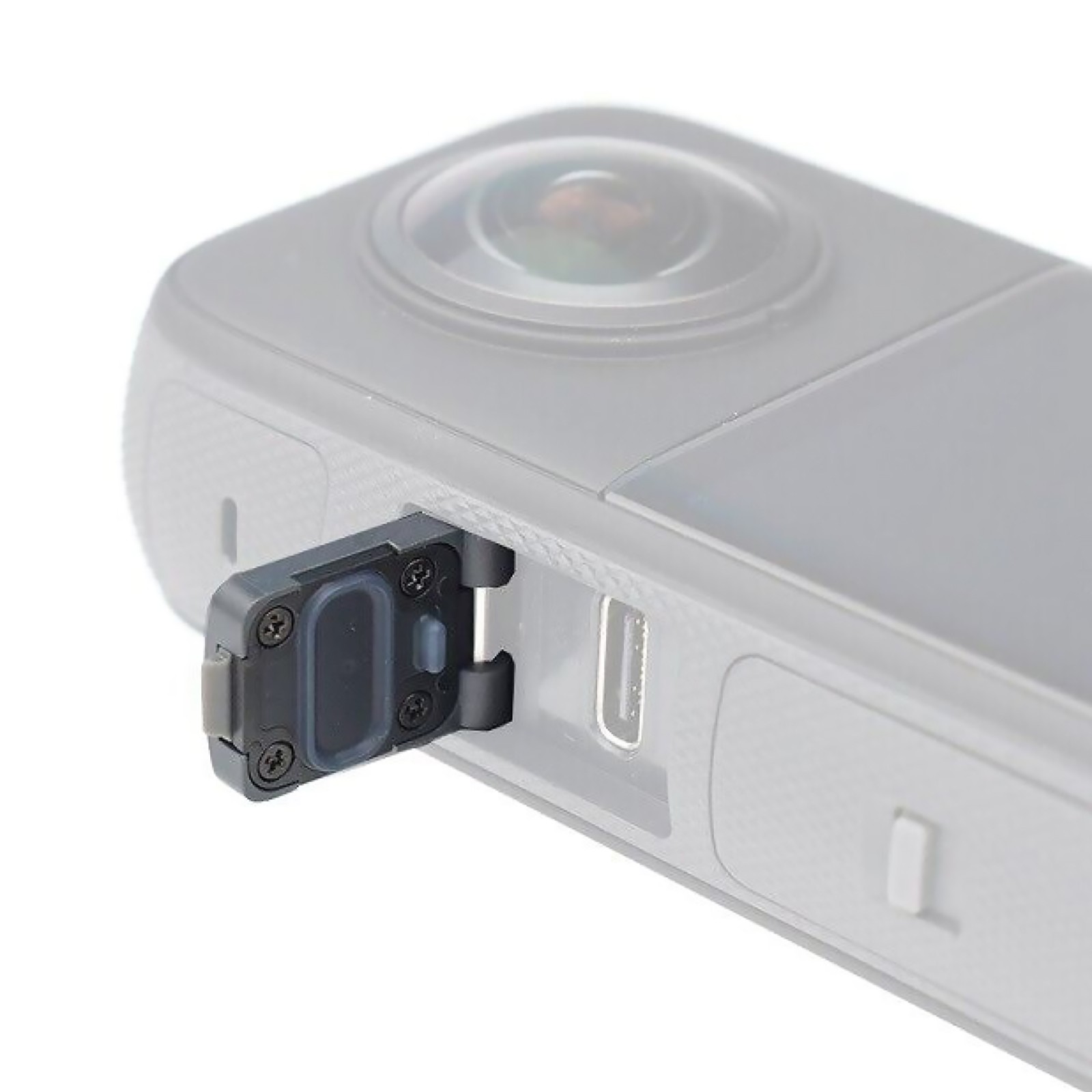 ABS USB Charging Port Side Cover Case Replacement For Insta360 One X3 Camera