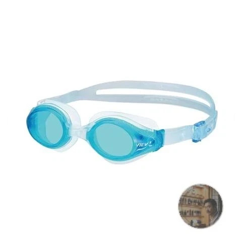 VIEW V820SA Women's Swimming Goggles Japan Made Anti-Fog UV Cut Blue