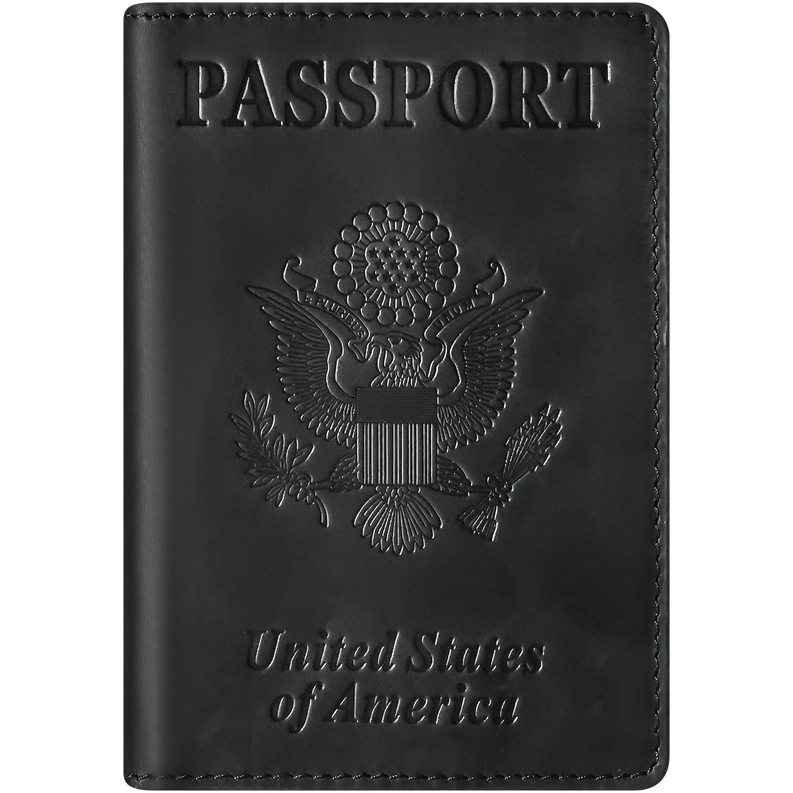 Premium Leather Passport Holder Covers, Rfid Travel Wallet Passport Document ...