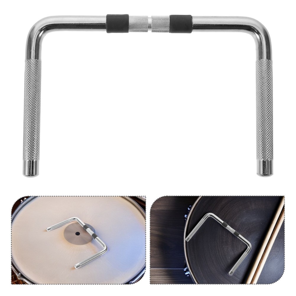  Drum Kit Mounting Arm: Metal U Shape Cowbell Rod Drum Cowbell Fixing Rod for