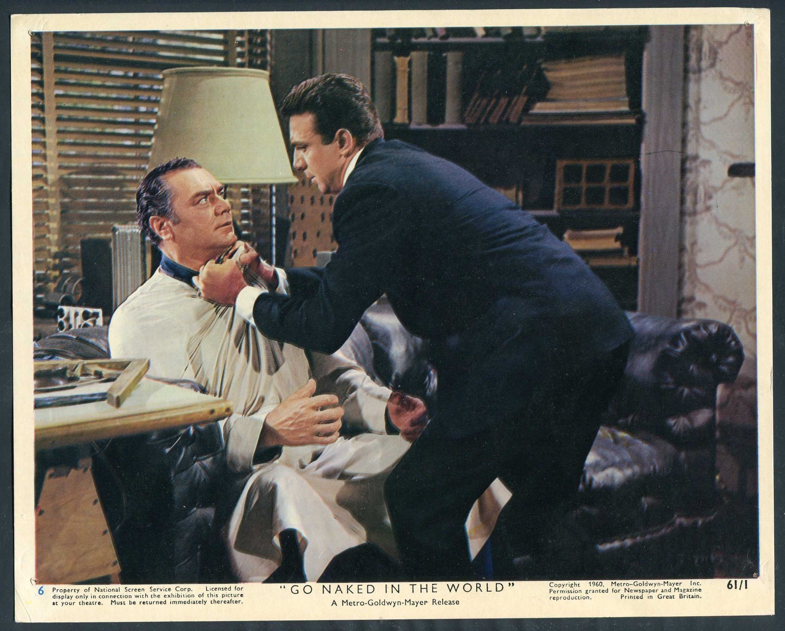 ERNEST BORGNINE ANTHONY FRANCIOSA Go Naked In The World ‘61