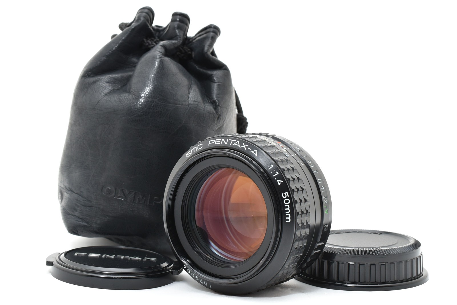 [ Top MINT ]  SMC Pentax-A 50mm f/1.4 Standard MF Lens K Mount From JAPAN A199