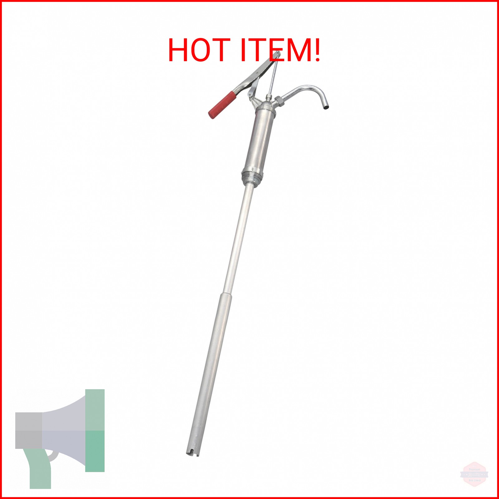Ironton Lever Action Drum Hand Pump - For 15- to 55-Gallon Drums